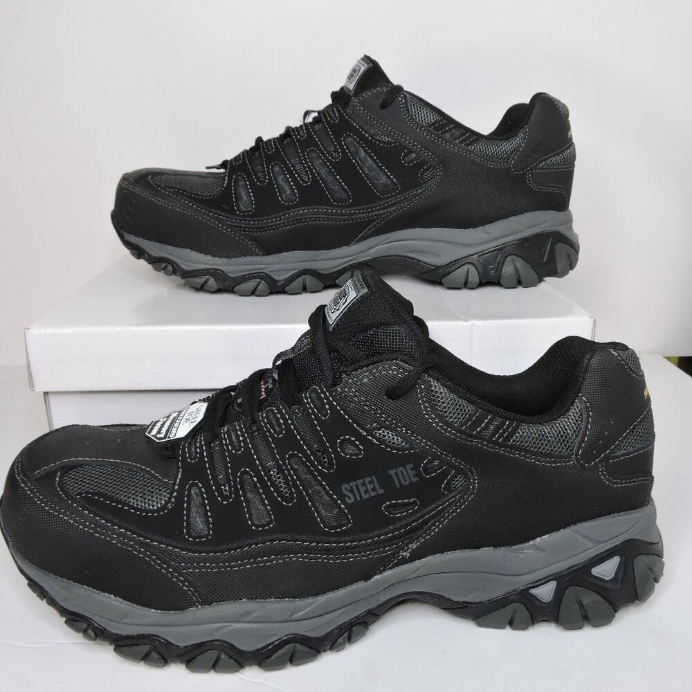 Skechers men's Cankton steel toe safety shoes. brand new.